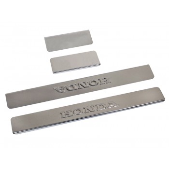 Накладки на внутренние пороги для Honda CRV 2012