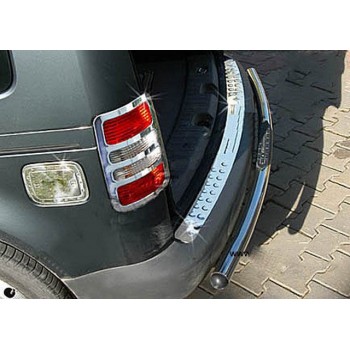 Хромированные накладки на стопы VW CADDY