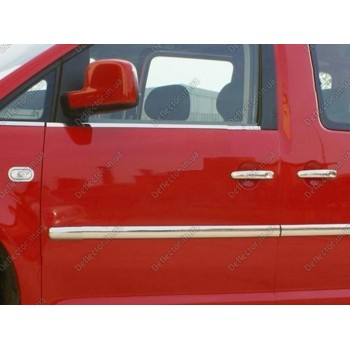 Хромированные молдинги дверей VW CADDY
