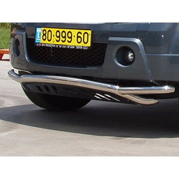 Защита переднего бампера  с защитой картера Chevrolet Captiva 2007-2012 