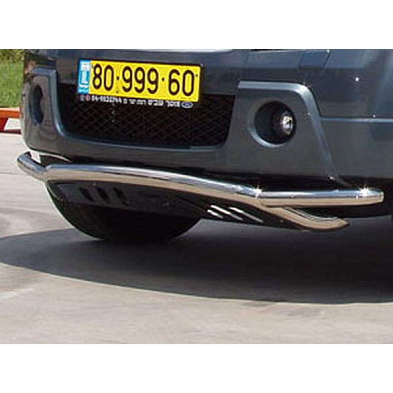 Защита переднего бампера  с защитой картера Chevrolet Captiva 2007-2012 