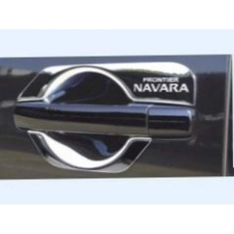 Хромированные накладки под ручки дверей NISSAN NAVARA D40