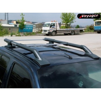 Рейлинги продольные + поперечные NISSAN NAVARA D40