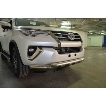 Защита переднего бампера TOYOTA FORTUNER 2017