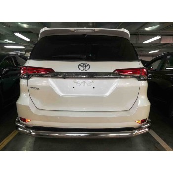 Защита заднего бампера TOYOTA FORTUNER 2017