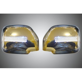 Хромированные накладки на зеркала с повторителем PRADO 90/95