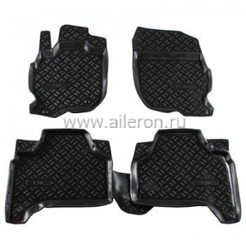 Коврики в салон полиуретановые MITSUBISHI  L200  200+