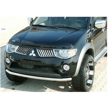 Нижняя защита переднего бампера MITSUBISHI L200  2006+/PAJERO SPORT 2008