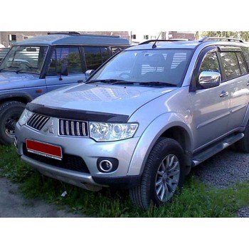 Дефлектор капота MITSUBISHI L200  2006+/PAJERO SPORT 2008