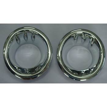 Хромированные накладки на передние противотуманки MITSUBISHI  L200  2009-2013