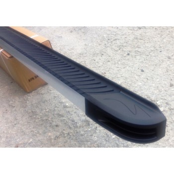 Подножки боковые алюминиевые TOYOTA RAV 4   2013