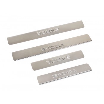 Накладки на внутренние пороги SKODA OCTAVIA, FABIA, ROOMSTER