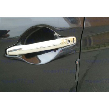 Хромированные накладки на ручки для Mitsubishi Outlander 2012