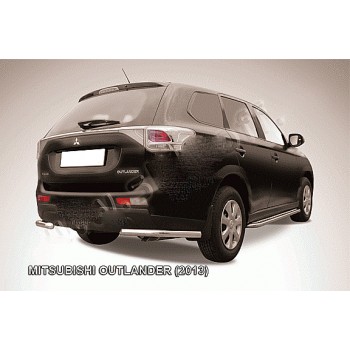 Угловая защита заднего бампера MITSUBISHI OUTLANDER XL 2012