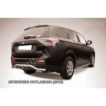 Защита заднего бампера "волна" MITSUBISHI OUTLANDER XL 2012