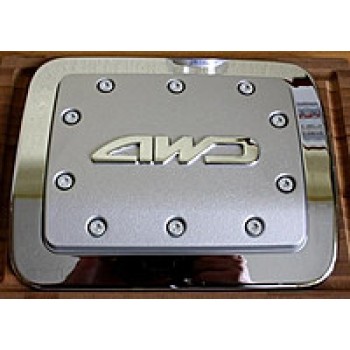 Хромированная накладка на лючок бензобака   Pajero 3