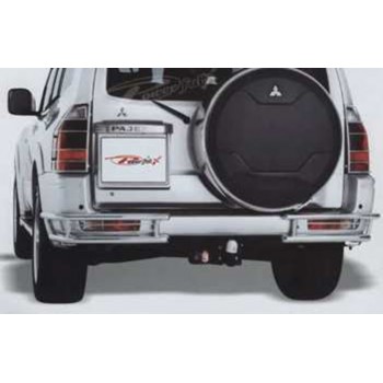 Угловая защита заднего бампера MITSUBISHI PAJERO 3