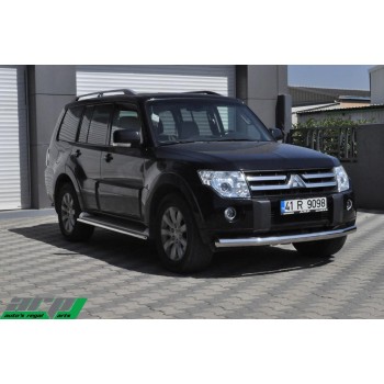 Защита переднего бампера Pajero 4