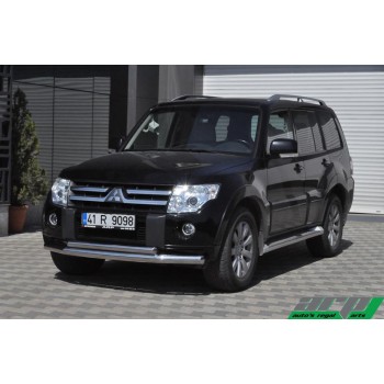 Защита переднего бампера Pajero 4