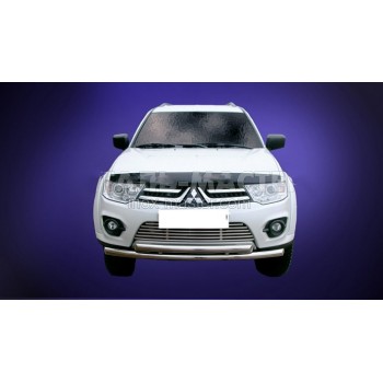 Защита переднего бампера MITSUBISHI PAJERO SPORT/L200   2013