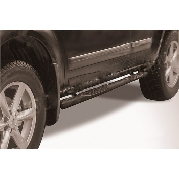 Подножки (трубы) чёрные MITSUBISHI PAJERO SPORT 1998