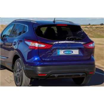 Накладка над номером на крышку багажника NISSAN QASHQAI 2014