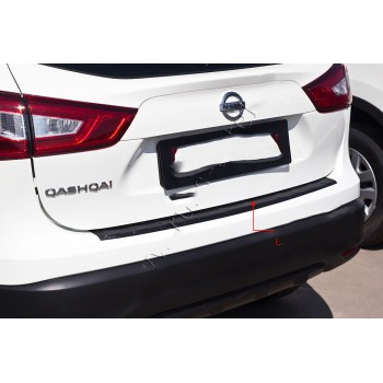 Пластиковая накладка на задний бампер NISSAN QASHQAI  2014
