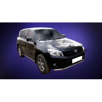 Защита переднего бампера одинарная RAV 4 2006