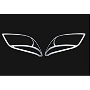 Хромированные накладки на фары TOYOTA RAV 4 2006