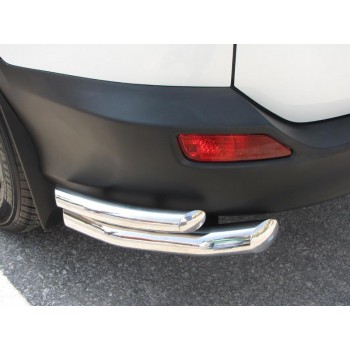 Угловая защита заднего бампера RAV 4  2013