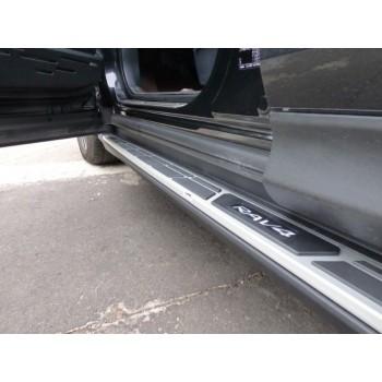 Подножки боковые алюминиевые OEM для Toyota RAV 4 2013-2015