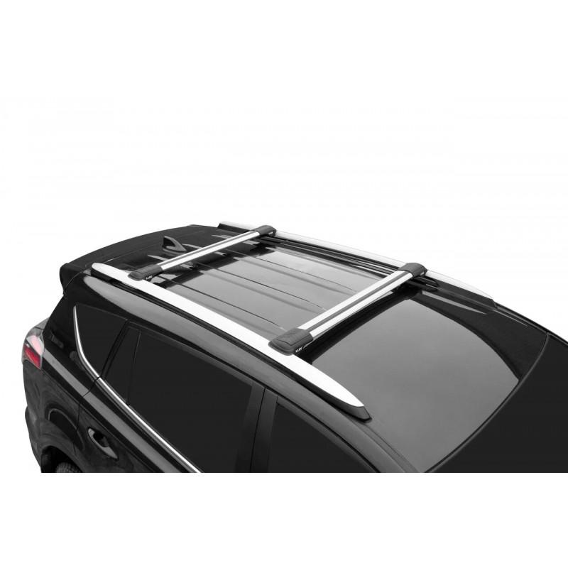 Багажник на крышу для автомобиля с продольными рейлингами в распор фирмы LUX