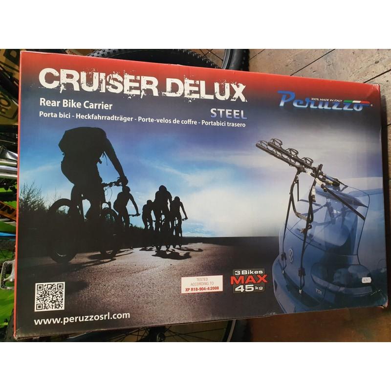 Велокрепление на заднюю дверь автомобиля на три велосипеда Peruzzo Велокрепление на заднюю дверь автомобиля на три велосипеда Peruzzo