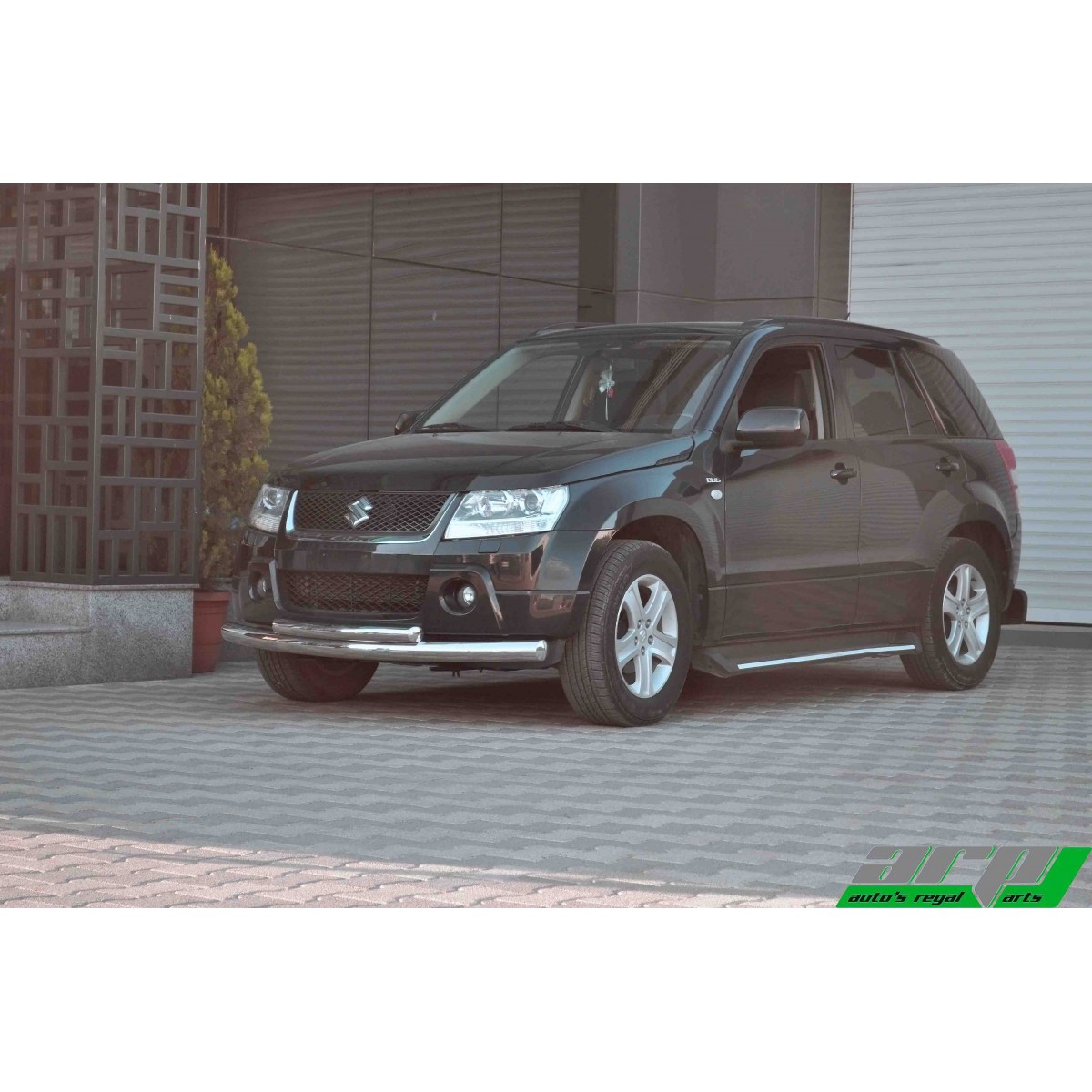 Защита переднего бампера двойная SUZUKI Grand Vitara 2008-2011