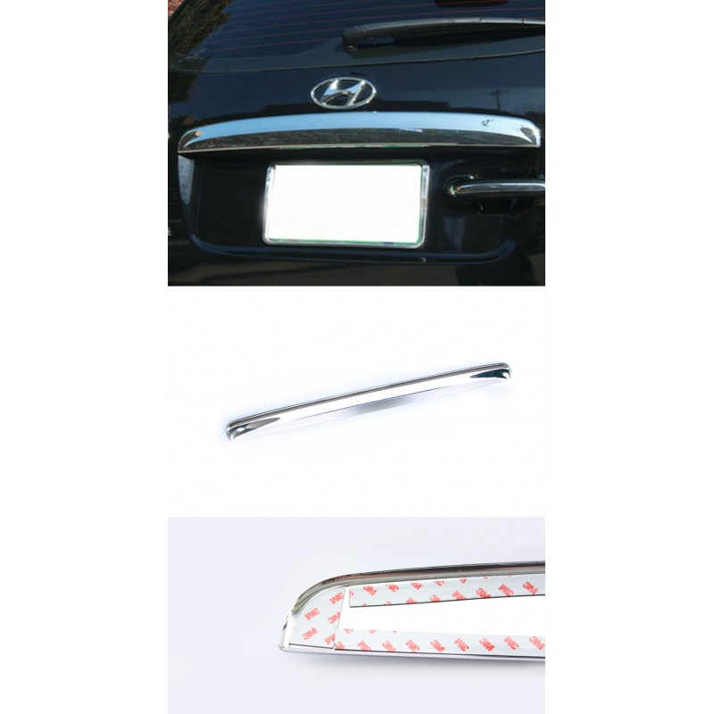 Хромированная накладка над номером на крышку багажника HYUNDAI SANTA FE 2007+