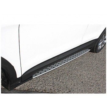 Подножки боковые HYUNDAI SANTA FE 2012 стиль BMW X5