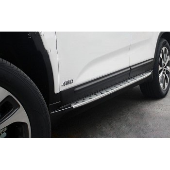 Подножки боковые HYUNDAI SANTA FE 2012 стиль BMW X5