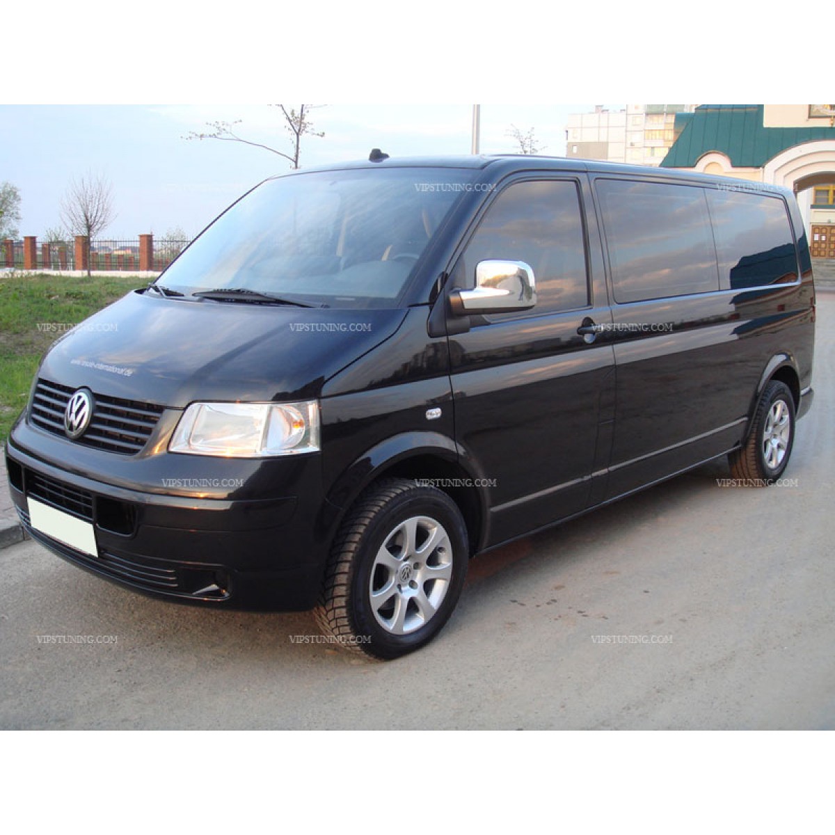 Хромированные накладки на боковые зеркала VW T5 2003-2009