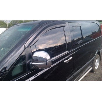Хромированные накладки на боковые зеркала MERCEDES Vito 639