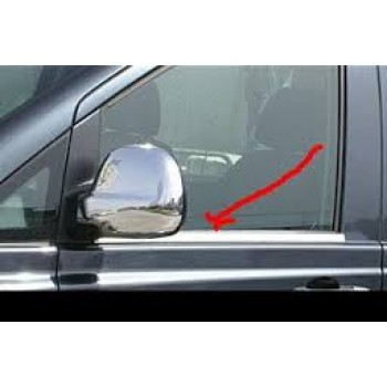 Хромированные накладки на нижние молдинги стёкол MERCEDES VITO 639