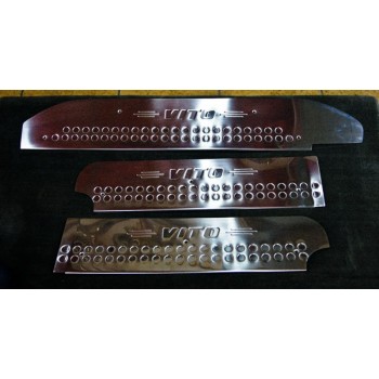 Хромированные накладки на пороги в салон MERCEDES VITO 639