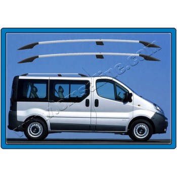 Рейлинги продольные алюминиевые OPEL VIVARO/RENAULT TRAFIC
