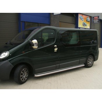 Хромированные накладки на боковые  зеркала OPEL VIVARO/RENAULT TRAFIC