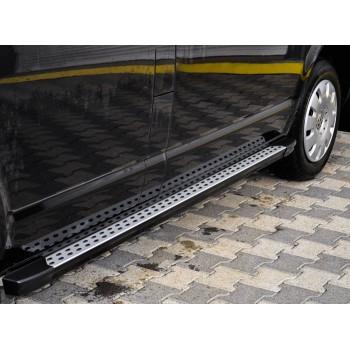 Подножки боковые алюминиевые для Renault Trafic/Opel Vivaro