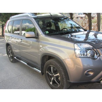 Подножки боковые (трубы) NISSAN X_TRAIL 2007